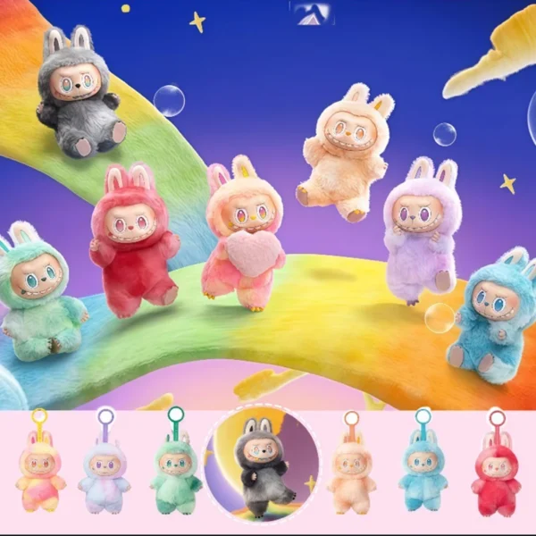 100% Genuine Original Labubu The Monster Macaroon Blind Basic Ethylene Base Type Chain Pendant Collectible Gifts - Image 5