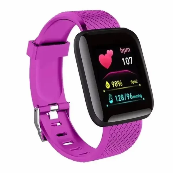 Smart Watch Sport Fitness Bracelet Control Music Message Display Pedometer Bluetooth Connect Smartwatch 116 Alarm Clock Weather - Image 7