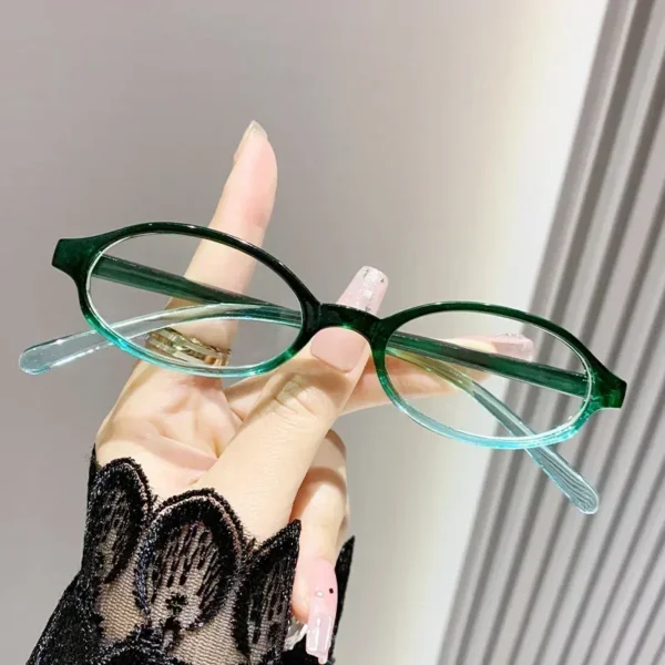 Women's New Finished Photochromic Myopia Glasses Men Small Oval Frame Minus Eyewear Fashion Discoloration Ultralight Eyeglasses - Image 26