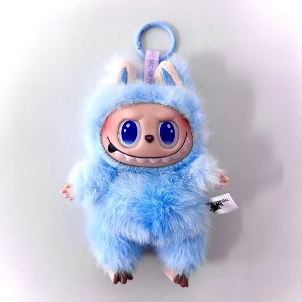 Labubu V3 Heartbeat Macaron Have A Seat Big Into Energy Series Pendant Doll Decor Keychain Collection - Image 7