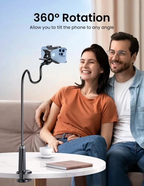 Universal Mobile Phone Stand Adjustable Lazy Stand Rotatable Bedside Stand Desktop Live Streaming Selfies Phone Accessories - Image 9
