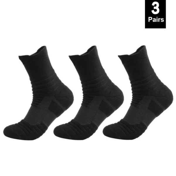 1/3 Pairs Anti-slip Football Socks Men Cotton Sock Short Long Tube Soccer Basketball Sport Socks Breathable Deodorous Sock 39-45 - Image 18