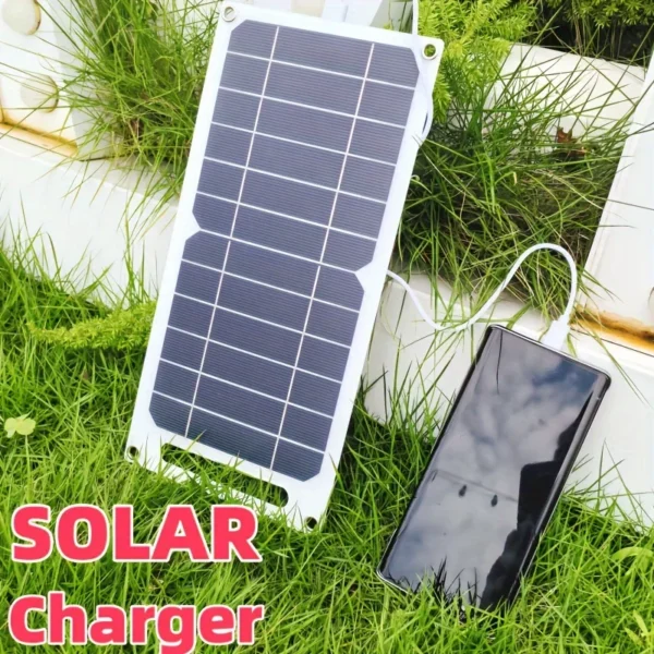 35W Sunpower Portable Solar Panel 5V Solar Plate WithUSB Safe Stabilize Charger ForPower Bank Phone Outdoor Camping Home RV Gift - Image 2