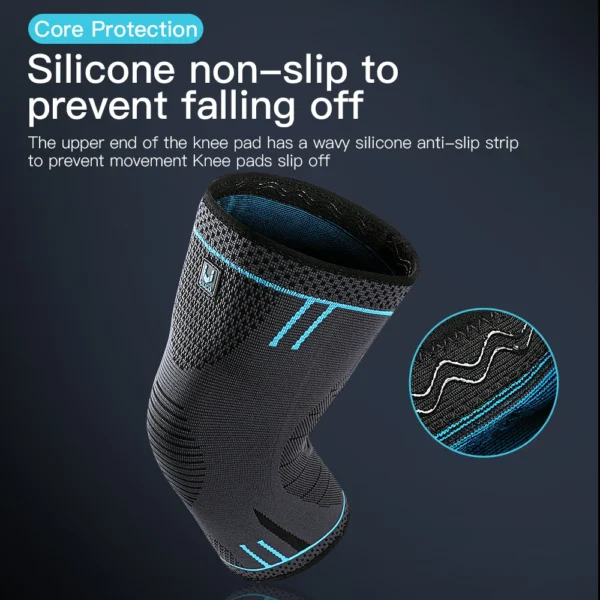 1 PCS Spring Supported Knee Pads For Fitness Basketball Volleyball Running and Sports Suitable For Multiple Scenarios - Image 5