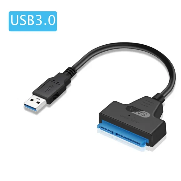 SATA to USB 3.0 / 2.0 Cable Up to 6 Gbps for 2.5 Inch External HDD SSD Hard Drive SATA 3 22 Pin Adapter USB 3.0 to Sata III Cord - Image 8
