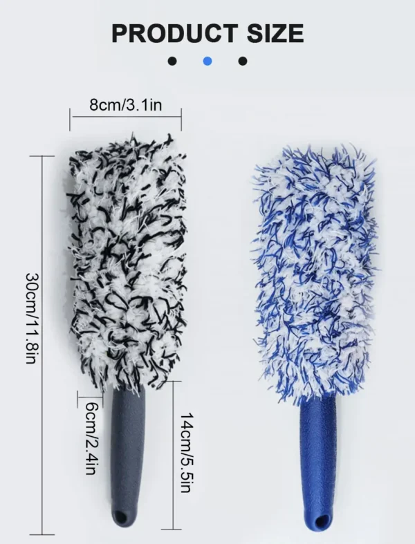 SEAMETAL Car Cleaning Brush Car Wash Portable Plush Wheel Tire Rim Brush Wash Tools for Car Motorcycle Wheel Tire Accessories - Image 15
