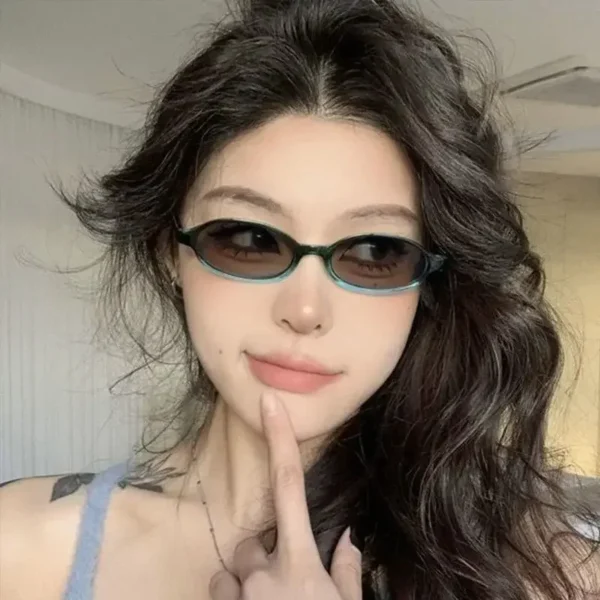 Women's New Finished Photochromic Myopia Glasses Men Small Oval Frame Minus Eyewear Fashion Discoloration Ultralight Eyeglasses - Image 5