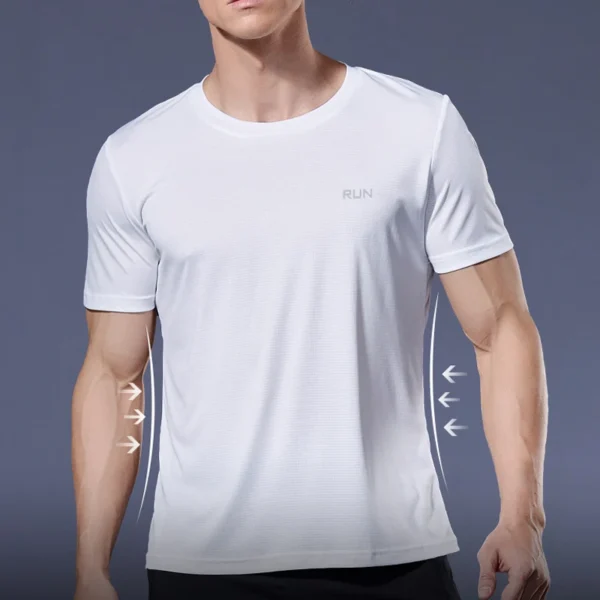 Running Shirts Soccer Shirts Men's Jersey Sportswear Mens Jogging T-Shirts Quick Dry Compression Sport T-Shirt Fitness Gym - Image 31