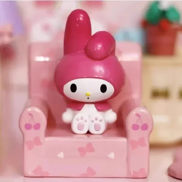 Sanrio Sitting Doll Series Blind Box Cute Sofa Cinnamoroll Hello Kitty Kuromi Mymelody Pachacco Mystery Box Kid Toy SurpriseGift - Image 11