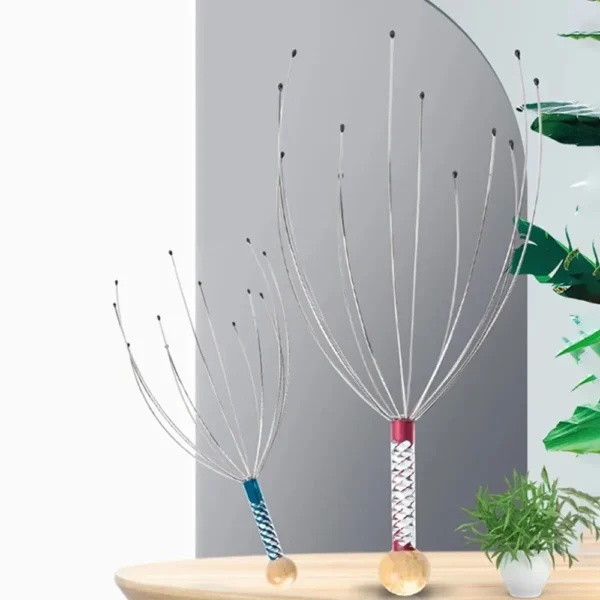 1PC Random Color Pet Massage Claw Head Massager Head Scratching Octopus Scalp Non Soul Extractor Divine Tool For Extracting - Image 3