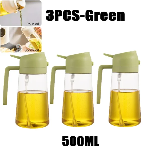 200/300/500ml Oil Spray Bottle BBQ Cooking Olive Oil Sprayer Kitchen Baking Oil Spray Empty Bottle Vinegar Bottle oil brush - Image 19