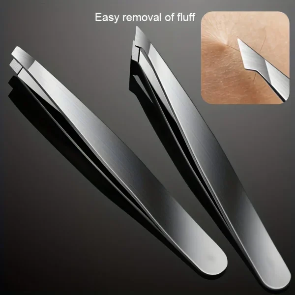 4pcs Set Professional Tweezers Set Perfect For Eyebrow Hair Removal Splinter Very Effortless and Relaxed to Remove - Image 2