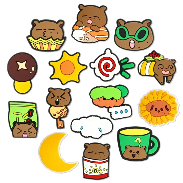 Hot Toys Icecream Interesting Monster Shoes Charm Decorations Cute Cartoon PVC Decorations Detachable Waterproof For Party Gifts - Image 32