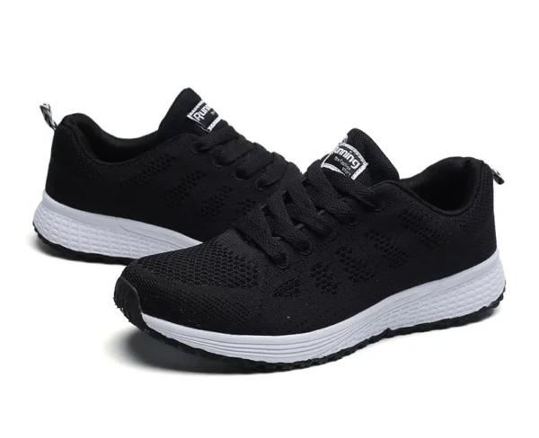 Women Casual Shoes Fashion Breathable Walking Mesh Flat Shoes Sneakers Women 2021 Gym Vulcanized Shoes White Female Footwear - Image 24