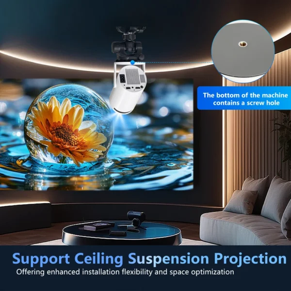 Magcubic Projector HY300 PRO 4K Android 11 Dual Wifi6 260ANSI Allwinner H713 BT5.0 1080P 1280*720P Home Cinema Outdoor Projetor - Image 18