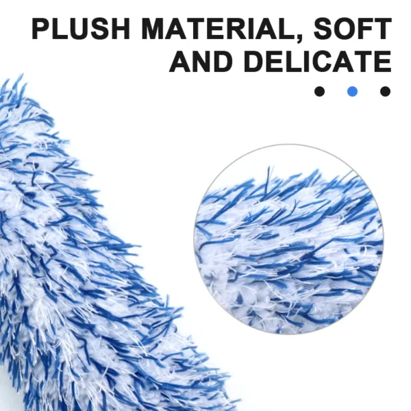 SEAMETAL Car Cleaning Brush Car Wash Portable Plush Wheel Tire Rim Brush Wash Tools for Car Motorcycle Wheel Tire Accessories - Image 3