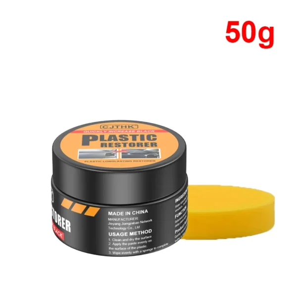 Car Plastic Restorer Back To Black Gloss Auto Interior Leather & Panel Renewal Wax Coating Agent Auto Polish And Repair Coating - Image 7