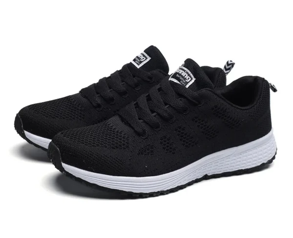 Women Casual Shoes Fashion Breathable Walking Mesh Flat Shoes Sneakers Women 2021 Gym Vulcanized Shoes White Female Footwear - Image 22