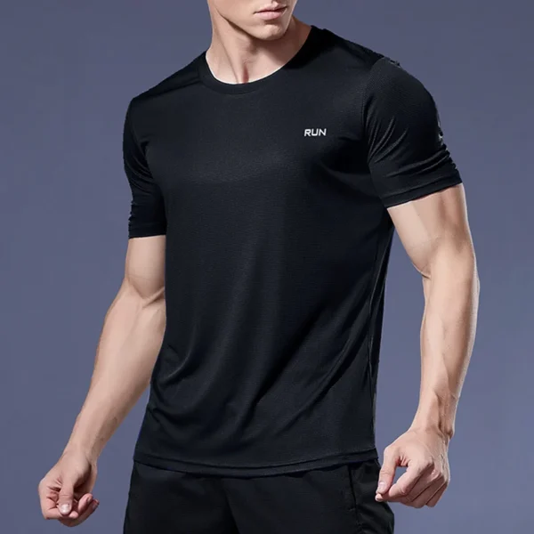 Running Shirts Soccer Shirts Men's Jersey Sportswear Mens Jogging T-Shirts Quick Dry Compression Sport T-Shirt Fitness Gym - Image 18