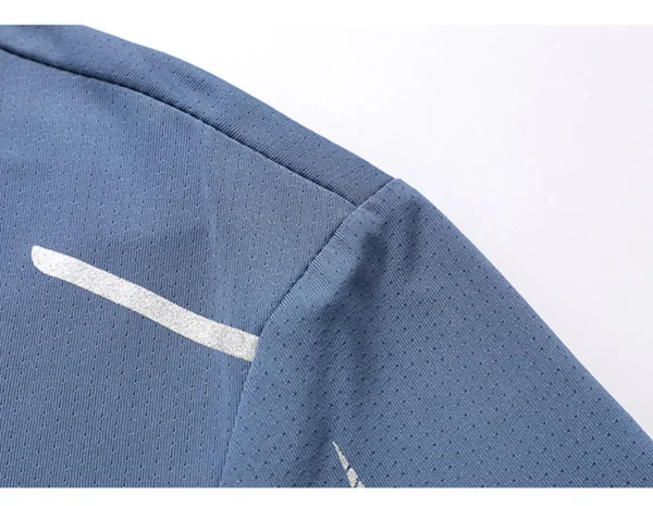 CHRLCK Men's Running Quick Drying T-shirts Breathable Hiking Fishing Tees Soft Elasticity Outdoor Sports Short Shirt Summer - Image 23
