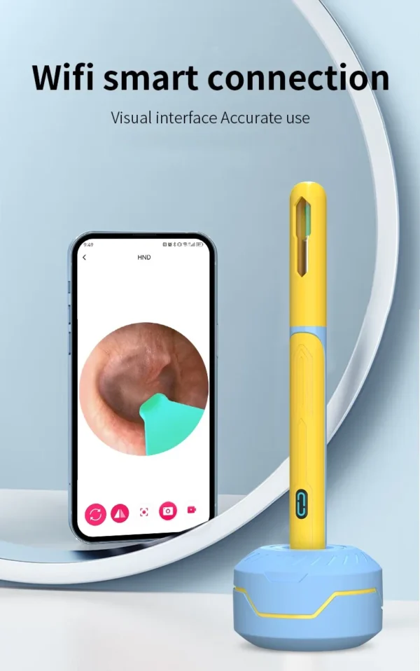 Ear Cleaner with Camera Set HD Ear Sticks Otoscope USB C Charging Endoscope Wax Removal Tool Earpick Ear Cleaning Set NK3 Pro - Image 26
