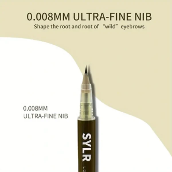 0.008mm Ultra Fine Eyebrow Pen Long Last Smudge Proof Waterproof Sweat-Proof High Pigmented Easy Applying Liquid Eye Brow Pencil - Image 12