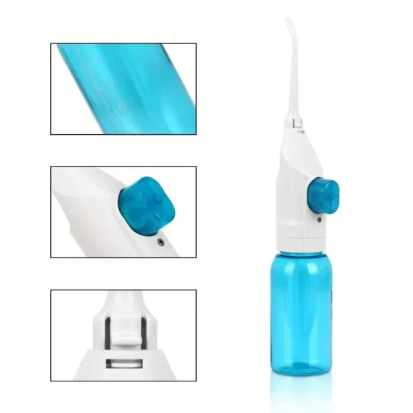Household High Pressure Oral Irrigator Portable Teeth Clean Water Dental Floss Manual High Pressure Water Toothpick - Image 5