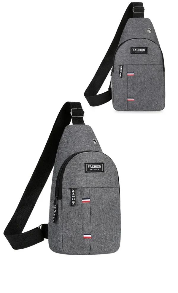 Chest Bag Men's One Shoulder Crossbody Bag Large Capacity Outdoor Sports And Leisure Fashion Small Shoulder Bag Large Capacit - Image 30