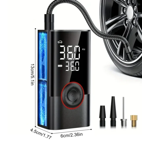 1pc Wireless Car Air Compressor Air Pump Electric Tire Inflator Pump for Motorcycle Bicycle Boat AUTO Tyre Balls Inflatable - Image 27