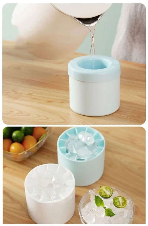 Silicone Ice Cube Mold Round Ice Bucket Summer Homemade DIY Refrigerator Freeze Ice Maker Creative Ice Cube Mold Barware Tools - Image 19