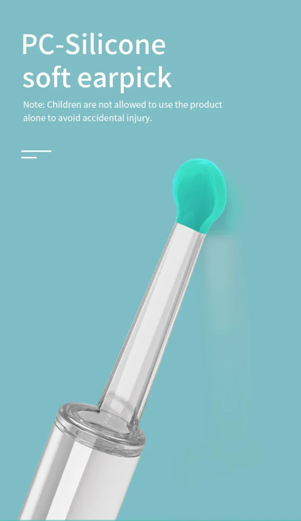 Smart Visual Ear Cleaner with Camera 1296P Ear Sticks USB C Charging Ear Wax Removal Tool WIFI Connection 6 LED Lights Earpick - Image 18