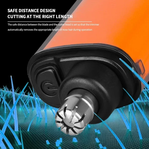 2 In 1 Electric Portable Ear And Nose Hair Trimmer Clipper 2024 Professional Painless Portable Eyebrow For Men - Image 5