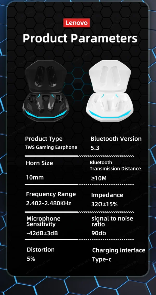 Lenovo GM2 Pro Gaming Earphones Bluetooth 5.3 Sport Headset Dual Mode HD Call Noise Reduction Earbuds with Mic For iPhone 2024 - Image 30