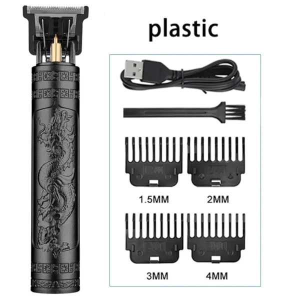 T9 LCD Electric Hairdresser Oil Shaving Head Electric Pusher Carving Electric Pusher Clipper Hair Precision Trimmer for Men Care - Image 11