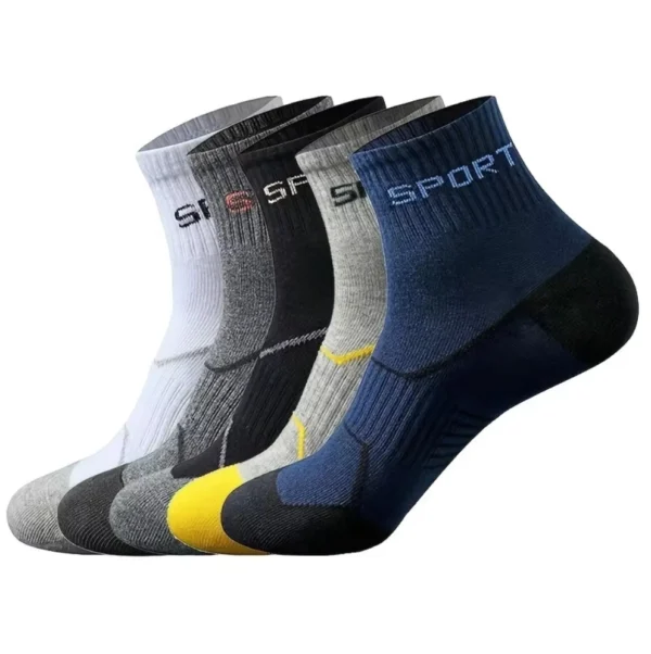 10pairs Breathable Cotton Sports Stockings Men Bamboo Fiber Autumn and Winter Men Socks Sweat Absorption Deodorant Business Sox - Image 24