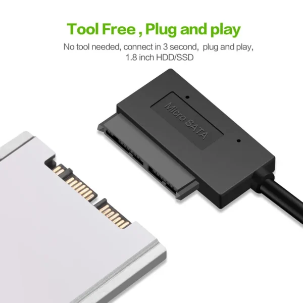 SATA to USB 3.0 / 2.0 Cable Up to 6 Gbps for 2.5 Inch External HDD SSD Hard Drive SATA 3 22 Pin Adapter USB 3.0 to Sata III Cord - Image 17