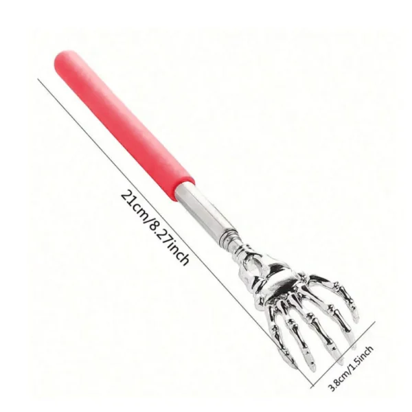 Portable Extendable Back Scratcher Stainless Steel Telescoping Back Scratcher for Both Human and Pets Extendable Back Massager - Image 8