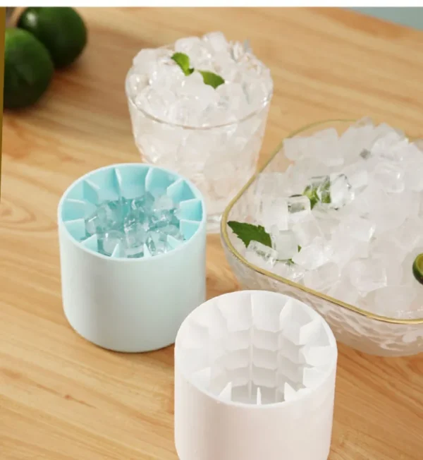 Silicone Ice Cube Mold Round Ice Bucket Summer Homemade DIY Refrigerator Freeze Ice Maker Creative Ice Cube Mold Barware Tools - Image 21
