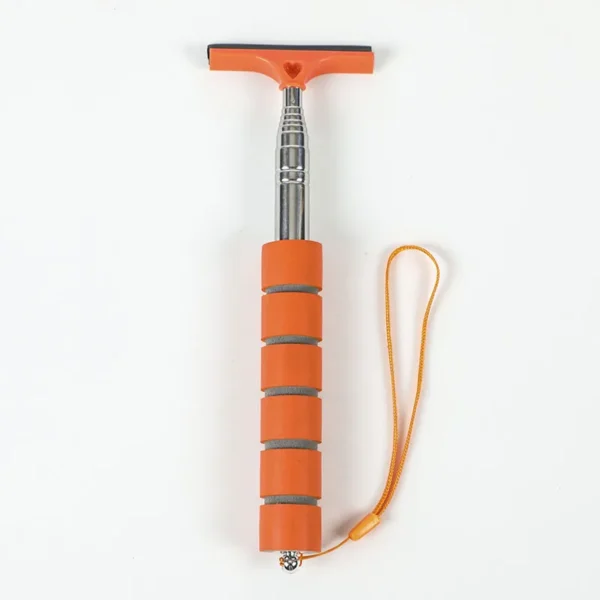Car Rearview Mirror Wiper Cleaning Tool Auto Glass Mist Cleaner Scraper Car Accessories Handle Telescopic Window Cleaning Brush - Image 8