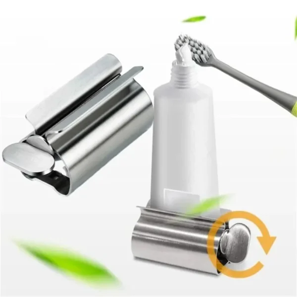1pc Stainless Steel Wringer Roller Rotate Dispenser for Ointments Cosmetics Bathroom Accessories Toothpaste Squeezer Tube Roller - Image 9