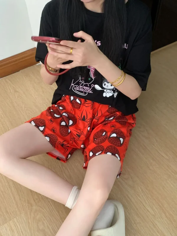 New KT Pajama Pants Woman Kawaii Home Shorts Summer Anime Loose Elastic Waist Girls Sleeping Homewear Soft Fashion Pant Gifts - Image 41