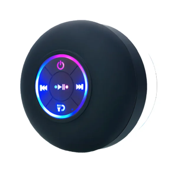 Portable Wireless Bluetooth Speaker LED IPX4 Waterproof Loudspeaker Outdoor Bathroom Large Suction Cup Mini Stereo Sound Box - Image 7