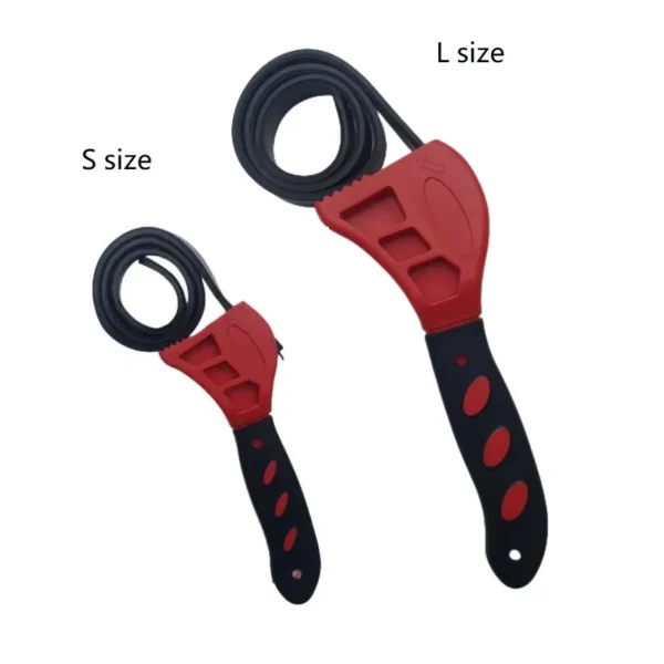 1Pcs 6inch Belt Wrench Oil Filter Puller Strap Spanner Chain Wrench Strap Opener, Adjustable Disassembly Tool - Image 10