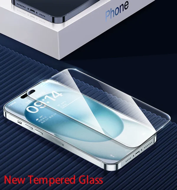 4Pcs Tempered Glass For iPhone 16 15 14 13 12 11 Pro Max Screen Protector For iPhone 7 8 Plus X XS Max XR Protective Glass Film - Image 13