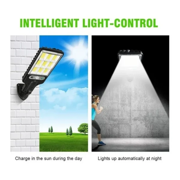 Powerful LED Solar Outdoor Led Courtyard Wall Lamp Rechargeable Human Body Induction Garden Terrace Garage Door Street Lighting - Image 20
