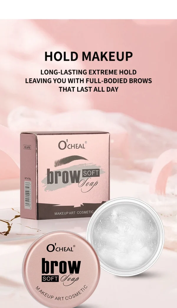 Eyebrow Styling Gel 3D Feathery Wild Brow Wax Waterproof Long Lasting Easy To Wear Shaping Eyebrows Makeup Sculpt Soap Cosmetics - Image 16