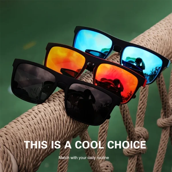 Fashion Vintage Square Polarized Sunglasses Men Women Driving Fishing Luxury Brand Designer Sun Glasses Driver's Eyewear UV400 - Image 3