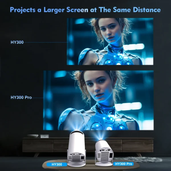 Magcubic Projector HY300 PRO 4K Android 11 Dual Wifi6 260ANSI Allwinner H713 BT5.0 1080P 1280*720P Home Cinema Outdoor Projetor - Image 17