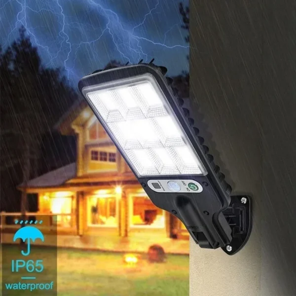 Powerful LED Solar Outdoor Led Courtyard Wall Lamp Rechargeable Human Body Induction Garden Terrace Garage Door Street Lighting - Image 16