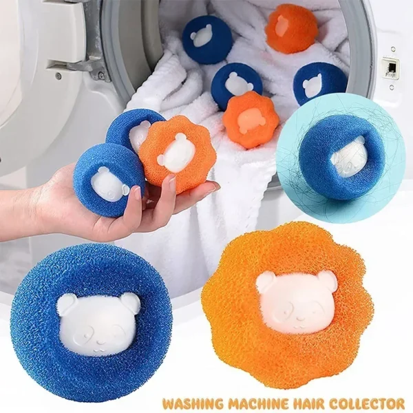 Pet Hair Remover Reusable Ball Laundry Washing Machine Filter Wool Sticker Cat Hair Remover Pet Fur Lint Catcher Home - Image 2
